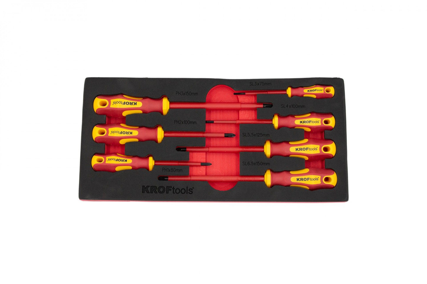 MÓDULO CHAVES FENDAS E CRUZ ISOLADAS 7PCS