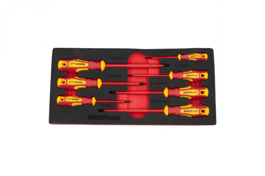 MÓDULO CHAVES FENDAS E CRUZ ISOLADAS 7PCS